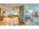 Living room with brick fireplace and hardwood floors at 2930 W Belmont Ave, Phoenix, AZ 85051