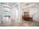 Bright dining room with hardwood floors and wood table at 29991 N 78Th Pl, Scottsdale, AZ 85266