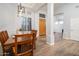 Dining room with hardwood floors and access to entryway at 29991 N 78Th Pl, Scottsdale, AZ 85266