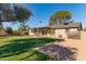 Home exterior and spacious grassy backyard at 3433 E Paradise Dr, Phoenix, AZ 85028