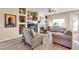 Relaxing living room with hardwood floors and comfortable seating at 3839 E Peach Tree E Dr, Chandler, AZ 85249