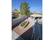 Elevated view of backyard oasis with pergola, pool, and landscaping at 4530 W Misty Willow Ln, Glendale, AZ 85310