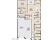 Open floor plan with 3 bedrooms, 2 bathrooms, and a tandem garage at 47250 W Mellen Ln, Maricopa, AZ 85139