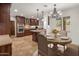 Spacious kitchen with island, stainless steel appliances, and breakfast nook at 7618 E Ironwood Dr, Scottsdale, AZ 85258