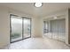 Bedroom with mirrored closet and patio access at 850 S River Dr # 1092, Tempe, AZ 85281