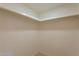 Empty closet with white shelves at 850 S River Dr # 1092, Tempe, AZ 85281