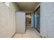 Patio with storage unit and sliding door at 850 S River Dr # 1092, Tempe, AZ 85281