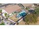 Aerial view highlighting the home's pool and location within the community at 8729 W Tonopah Dr, Peoria, AZ 85382