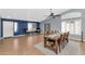 Formal dining room with wooden table and six chairs at 8729 W Tonopah Dr, Peoria, AZ 85382