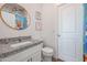 Bathroom with shower/tub combo and granite countertop at 10428 S 294Th Ave, Palo Verde, AZ 85343