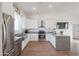 Modern kitchen with stainless steel appliances and granite countertops at 10428 S 294Th Ave, Palo Verde, AZ 85343