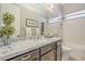 Elegant bathroom with granite countertop and updated fixtures at 14113 W Windsor Ave, Goodyear, AZ 85395