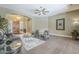 Relaxing living room with hardwood floors and recessed lighting at 14113 W Windsor Ave, Goodyear, AZ 85395