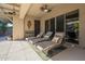 Relaxing patio with lounge chairs, providing ample space for outdoor enjoyment at 14113 W Windsor Ave, Goodyear, AZ 85395