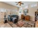 Bright home office features built-in shelving and window seating at 15225 W Via Manana Dr, Sun City West, AZ 85375