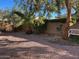 Backyard with gravel, a bench, and some small plants at 20391 E Via Del Oro Dr, Queen Creek, AZ 85142