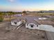 Aerial view of a new construction craftsman style home at 22859 W Euclid Ave, Buckeye, AZ 85326