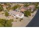 Aerial view of single-story house with tile roof and desert landscaping at 2490 E Fiesta Dr, Casa Grande, AZ 85194