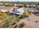 Aerial view of house and neighborhood, showcasing surrounding homes at 2490 E Fiesta Dr, Casa Grande, AZ 85194