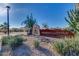 Entrance to Cottonwood Country Club with signage at 26409 S Moonshadow Dr, Sun Lakes, AZ 85248