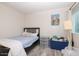 Bright bedroom featuring a full-size bed and three-drawer dresser at 2697 W Ocotillo Rd, Phoenix, AZ 85017