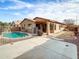 Private pool with a fenced backyard and patio at 2706 N 115Th Dr, Avondale, AZ 85392