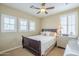 Bedroom with a double bed and plenty of natural light at 3151 E Turnberry Dr, Gilbert, AZ 85298