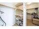 Spacious walk-in closet with ample shelving and hanging space at 3151 E Turnberry Dr, Gilbert, AZ 85298