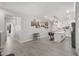 Modern kitchen with an island and white shaker cabinets at 31828 N Ash St, Wittmann, AZ 85361