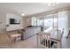 Bright dining area with sliding glass doors leading to the backyard at 3419 W Dreamy Draw Dr, San Tan Valley, AZ 85144