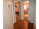 View down a hallway showcasing two bedrooms at 3432 E Bartlett Dr, Gilbert, AZ 85234