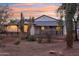 Charming home exterior, showcasing the front yard and landscaping at 4205 E Peak View Rd, Cave Creek, AZ 85331