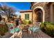 Lovely patio area with seating, perfect for relaxing outdoors at 5429 E Barwick Dr, Cave Creek, AZ 85331