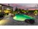 Stunning pool and spa with waterfall feature at 5429 E Barwick Dr, Cave Creek, AZ 85331