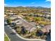 Aerial view of neighborhood with a focus on the property at 6033 E Pebbles Ct, Cave Creek, AZ 85331