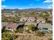 Aerial view of property and neighborhood, showcasing landscape and location at 6033 E Pebbles Ct, Cave Creek, AZ 85331