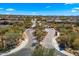 Aerial view of Longhorn Mountain community, showcasing homes and landscape at 6033 E Pebbles Ct, Cave Creek, AZ 85331