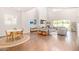 Casual dining area with round table and natural light at 630 W Echo Ln, Phoenix, AZ 85021