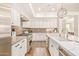 Bright kitchen featuring stainless steel appliances and brown tile backsplash at 630 W Echo Ln, Phoenix, AZ 85021