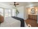 Modern bathroom with a vanity, mirror, and updated fixtures at 6425 N 79Th St, Scottsdale, AZ 85250