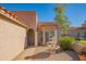 Front entrance with fountain and columned walkway at 6425 N 79Th St, Scottsdale, AZ 85250