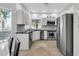 Modern kitchen with stainless steel appliances and granite countertops at 7272 E Gainey Ranch Rd # 74, Scottsdale, AZ 85258