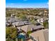 Wide aerial view of the neighborhood with multiple houses at 7691 E Fledgling Dr, Scottsdale, AZ 85255