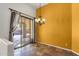 Casual dining area with tiled floors and pool view at 7893 S Stephanie Ln, Tempe, AZ 85284