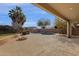 Inviting kidney-shaped pool with fire pit and landscaping at 7893 S Stephanie Ln, Tempe, AZ 85284