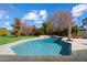 Inviting backyard pool features a well-maintained patio, lush landscaping, and a serene atmosphere at 8031 N 14Th Ave, Phoenix, AZ 85021