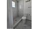 Clean bathroom with shower and toilet at 813 S Doran Cir, Mesa, AZ 85204