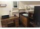 Small bathroom with vanity and shelving at 1041 E 9Th Dr, Mesa, AZ 85204