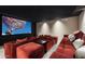 State-of-the-art home theater with plush seating at 10944 E Whistling Wind Way, Scottsdale, AZ 85255