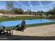 Community park with basketball court, splash pad and Adirondack chairs for relaxing at 12308 N 119Th St, Scottsdale, AZ 85259